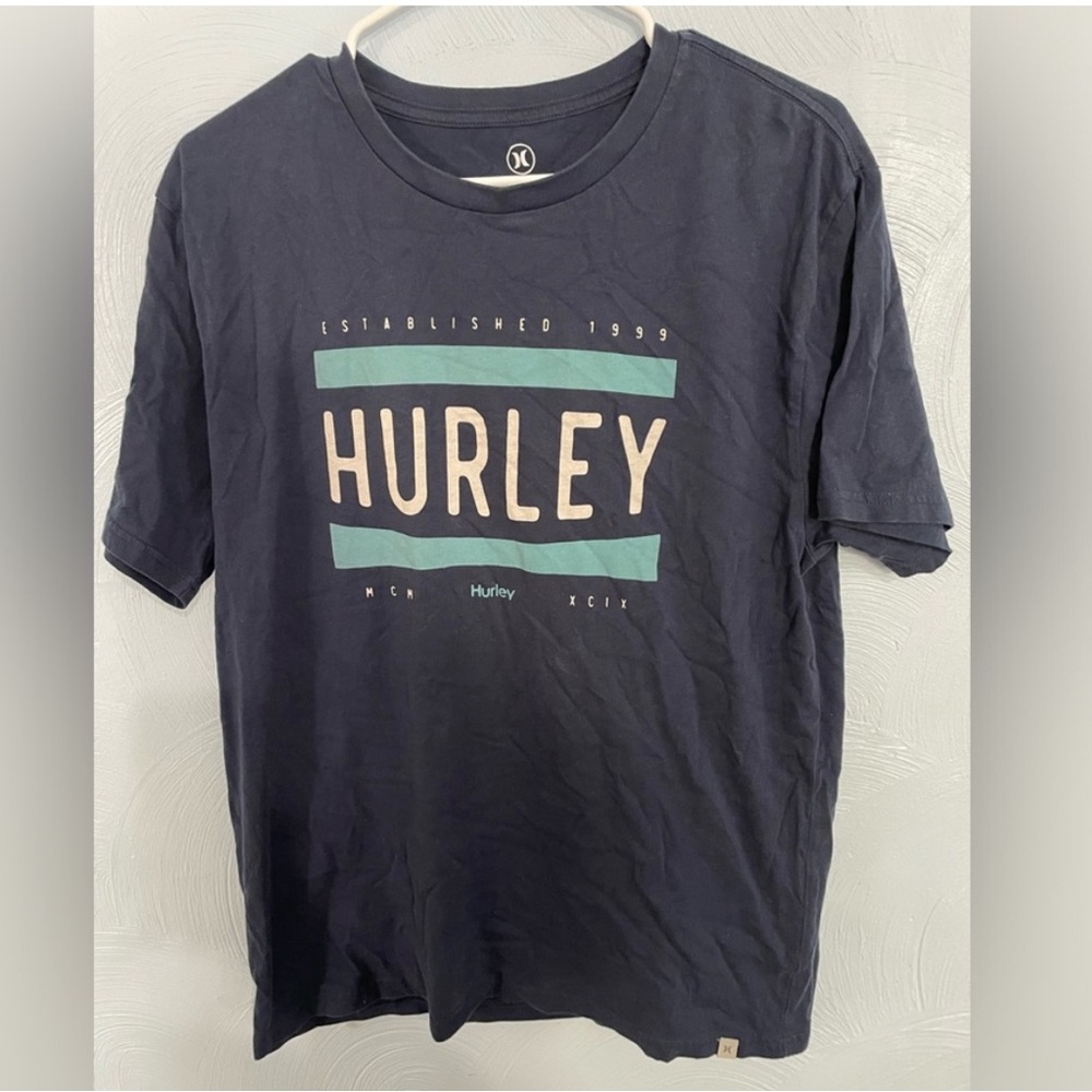 Repost: Men’s Medium Hurley Navy Logo Tee